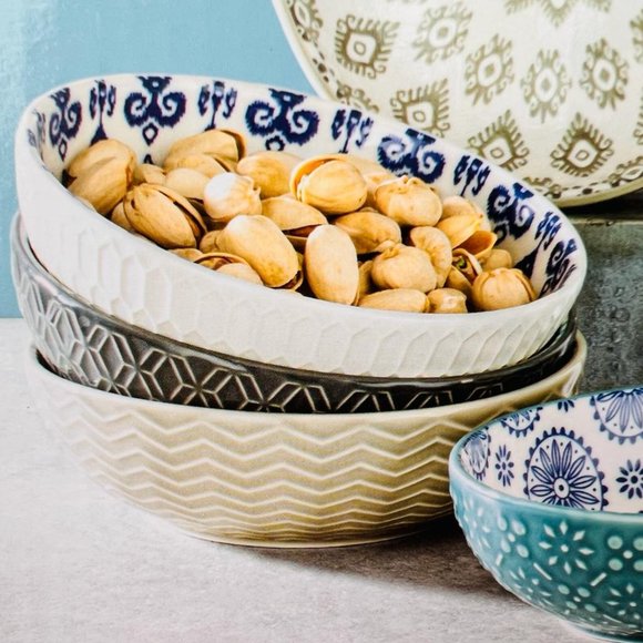 10 Pcs of Ceramic Bowl set for Salad,Snacks,Desserts Serving -400mL - Picture 6 of 8